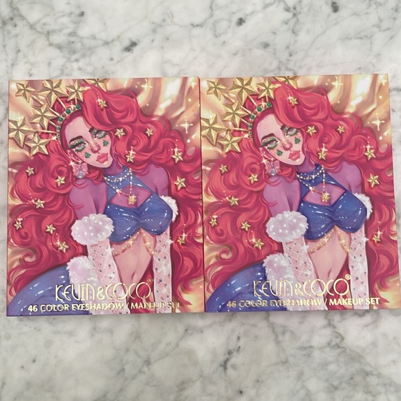 Kevia & Coco 46 color eyeshadow/makeup large set - Picture 7 of 7